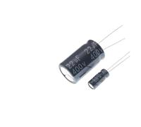 NWPNLXEA in-Line Aluminum electrolytic Capacitor 22UF 16V 25V 35V 50V 63V 100V 250V 400V 450V with Green Gold High Frequency (50V 6x7 50pcs)