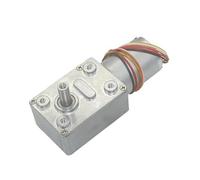 NWPNLXEA JGY-2430 DC12V 24V Worm Gear Electronic Starter 6-160RPM High Torque Speed Reducer Metal Gear Box Motors Low Speed Brushless Worm Gear Electronic Starter (18 RPM,24V)