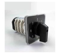 NWPNLXEA Multi 5 Positions YMZ12-32/4 Changeover Rotary 660V 32Amper Four Stages 4 Levels Silver 16 Terminals Cam Switch(0-7 Positions)