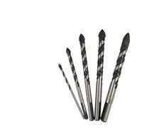 NWPNLXEA Multifunctional Glass Bit Twist Spade Drill Triangle Bits for Ceramic Tile Concrete Glass Marble 3mm to 12mm(4mm 4pcs) NWPNLXEA