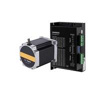 NWPNLXEA Nema 34 Open Loop Stepper Electronic Starter 8.5N.m 4.9A 12.7mm Shaft Diameter and 2.4A-7.2A Driver for 3D Printer Machine
