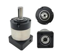 NWPNLXEA Round Output Flange Nema23 Electronic Starter Reducer Planetary Gearbox Step-Down Gearbox 200/400W Servo Electronic Starter Speed Reducer for Packer Robot (Ratio 20 to 1,14mm for Servo)