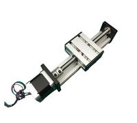 NWPNLXEA SG Ballscrew 1204 1605 1610 Effective Travel 500mm 600mm 700mm Slide Linear Guide+Nema23 Stepper Electronic Starter CNC Stage Linear Motion (1204 ballscrews,550mm)