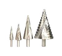 NWPNLXEA Step Drill Bit 4-12/20/32mm 6-60mm Metal Drills HSS Steel Step Cone Drill Round Shank Wood Metal Drilling Tool Hole 1Pcs(4-32) NWPNLXEA