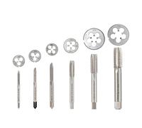 NWPNLXEA Thread Tap and Round Die Set HSS Screw Tap BSW 5/32-32 3/16-24 1/4-20 5/16-18 1/2-12 5/8-11 Tap Hand Tools 2Pcs(2pcs BSW 5l32-32) NWPNLXEA