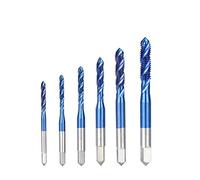 NWPNLXEA Thread Tap Drill Bit M2-M18 Spiral Flute Screw Machine Tap Blue Coated Metal Screw Hole Tap Drill Machine Tools 1Pcs (Color : M14x2.0) NWPNLXEA
