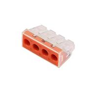 NWPNLXEA Wire Connector Splitter Wiring Cable Quick Wiring Connector High Current and High Power Home Terminal Block PCT-104D (50pcs)