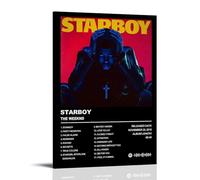 NWQV L'affiche The Weeknd Album Musical Affiche Murale Peinture Décorative Peinture de Chambre Affiches 20 x 30 cm Style Cadre
