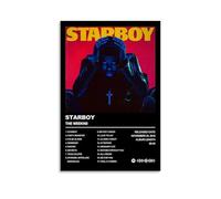 NWQV L'Affiche Weeknd Poster d'Album de Musique Art Mural Peinture Décorative Peinture de Chambre Affiches 16x24pouces(40x60cm) Sans cadre