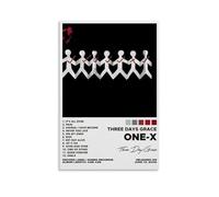 NWQV One-X by Three Days Grace Album Poster Décoration Murale Peinture Chambre 20 x 30 cm Sans Cadre