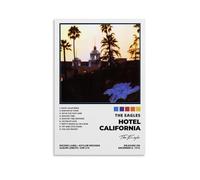 NWQV Poster The Eagles-Hotel California - Décoration murale pour chambre à coucher - Sans cadre - 30 x 45 cm