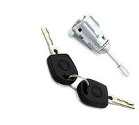 NWQZTS Cylindre de serrure de porte avec 2 clés, pour VW, pour Passat Seat Toledo Leon Arosa Lupo, 3B0837167 serrure de porte automobile