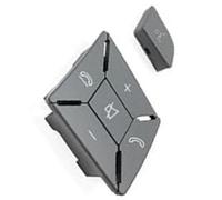 NWQZTS Interrupteur de volant bouton multifonction, pour Mercedes-Benz, pour C E A GLK Classe X204 W212 W156 W246 W207 W117 W218 Kit d'interrupteur au volant(Light Grey)