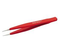 NWS 027FP-130 - Pince à manche isolé avec pointes extra fines avec intérieur lisse de 130 mm - rouge