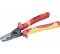NWS 043-69-VDE-210 Pince coupe-câbles VDE Adapté pour (technique d'isolation) câbles en alu et en cuivre, à 1 ou plusieurs fils