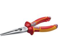 NWS Pince plate à becs ronds 140-49-VDE-205 VDE Acier à outils 205 mm