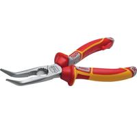 NWS 141-49-VDE-205 VDE Pince plate à becs ronds Acier à outils 205 mm