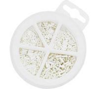 NWS 144-BS-500 Assortiment dembouts simples 0.5 mm², 0.75 mm², 1 mm², 1.5 mm², 2.5 mm² non isolé argent 500 pc(s)