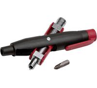 NWS 2005-4-SB Clé pour armoire de distribution Zinc moulé sous pression, plastique noir, rouge 1 pc(