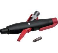 NWS 2005-5-SB Clé pour armoire de distribution Zinc moulé sous pression, plastique noir, rouge 1 pc(s)