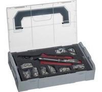 NWS 338-22 Pince à sertir testeur de tension inclus, avec assortiment d'embouts dans une mallette