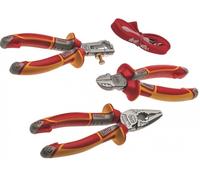 NWS 784 Jeu de Pinces VDE, 3-teilig, Multiprise, Coupante, à Dénuder