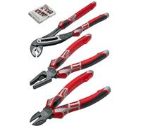 NWS 789 Jeu de Pinces, 3-teilig : Multiprise, Pince, Pince Coupante