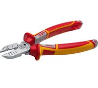 NWS Pince coupante latérale pour électriciens 1351-49-VDE-190 | avec fonction de dénudage pour conducteurs rigides et souples de 1,5 mm² et 2,5 mm² de section