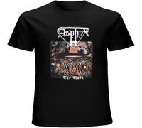 NWT Asphyx The Rack Dutch Death Metal Band Music Album Graphic T Shirt Black M