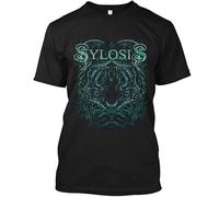 NWT Sylosis Heavy Metal Rock Music Band Graphic Art Vintage Logo T-Shirt S-4XL Black XL