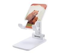 NWTRJ Bear Hug Support de téléphone portable à angle réglable en hauteur Support de téléphone de bureau pliable Compatible avec tous les téléphones portables