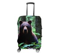 NWTRJ Bear in the Wild Housse de protection élastique lavable anti-poussière anti-rayures pour bagages de 48 à 81 cm, Style :, M