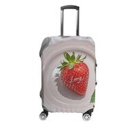 NWTRJ Belle housse de bagage de voyage en forme de fraise élastique lavable anti-poussière anti-rayures pour valise de 48,3 à 81,3 cm, Style :, M