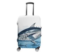 NWTRJ Bluefin Thunnus Housse de bagage de voyage élastique lavable anti-poussière anti-rayures Convient aux bagages de 48,3 à 81,3 cm, Style :, XL