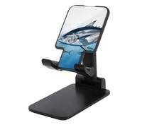 NWTRJ Bluefin Tuna Thunnus Support de téléphone portable à angle réglable en hauteur Support de téléphone de bureau pliable Compatible avec tous les téléphones portables