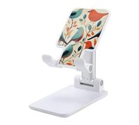 NWTRJ Flock of Birds Support de téléphone portable à angle réglable en hauteur Support de téléphone de bureau pliable Compatible avec tous les téléphones portables