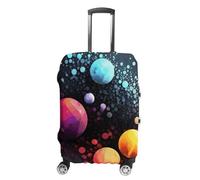 NWTRJ Housse de bagage de voyage élastique lavable anti-poussière anti-rayures pour bagages de 48 à 81 cm, L