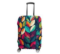NWTRJ Housse de bagage de voyage incurvée colorée élastique lavable anti-poussière anti-rayures pour valise de 48 à 81 cm, taille M