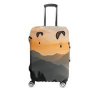 NWTRJ Housse de valise de voyage en parachute élastique, lavable, résistante à la poussière et aux rayures, convient aux bagages de 48 à 81 cm, Style :, S