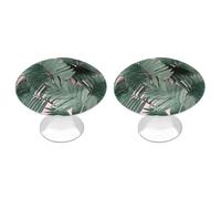 NWTRJ Lot de 2 boutons d'armoire de cuisine de style moderne, boutons de tiroir ronds et roses pour la maison, le bureau, la cuisine
