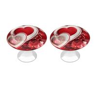 NWTRJ Lot de 2 boutons d'armoire de cuisine ronds de style moderne pour la maison, le bureau, la cuisine