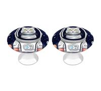 NWTRJ Lot de 2 boutons d'armoire de cuisine ronds de style moderne pour la maison, le bureau, la cuisine