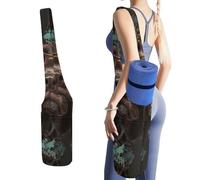 NWTRJ Sac de yoga long fourre-tout avec grande poche latérale pour tapis de yoga - Convient à la plupart des tailles de tapis