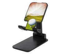 NWTRJ Support de téléphone portable de sport de golf réglable en hauteur - Support de téléphone de bureau pliable compatible avec tous les téléphones portables