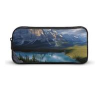 NWTRK Grande trousse à crayons Banff National Park - Trousse à crayons portable et esthétique pour homme et femme - Jolie trousse de maquillage multifonction pour voyage, bureau, Style :, 22*12*5cm