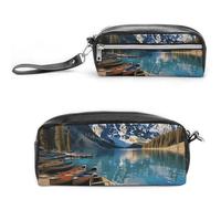 NWTRK Grande trousse à crayons Moraine Lake Canoes - Trousse à crayons portable et esthétique pour homme et femme - Jolie trousse de maquillage multifonction pour voyage, bureau, Style :, 20*10*5.5cm