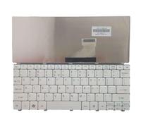 NwugFdk Clavier de Remplacement américain Compatible avec Aspire One 521 522 533 D255 D255E D257 D260 D270 NAV70 ZH9(White US)
