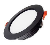 NWUGTHTX Encastré LED Downlight Commercial Hôtel Ingénierie Noir Spots Maison Anti-éblouissement Économie D'énergie Plafonnier 6 Pouces LED Lampe Encastrée 1 Pack/4 Packs