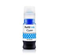 Nwynkadez Encre de Recharge à Base d'eau Compatible pour imprimantes GI50, GI-50, GI 50, 60, 70, 80 et 90. Fonctionne avec Les modèles G5050, G6050 et G7050.(Cyan 1pcs)