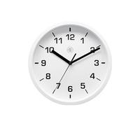 NX-7321WI Horloge murale NXT Diamètre 20cm Plastique Blanc, Cadran Blanc